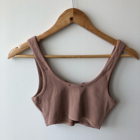 Fashion Nova Scoop Neck Cropped Top - Picture 2 of 2
